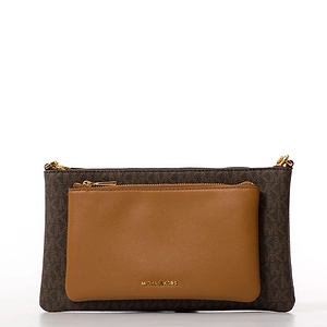 Michael Michael Kors Jet Set Medium Signature Logo Convertible Crossbody Bag