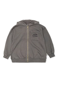 Mini Rodini Zip-Up Patch Pocket Hoodie