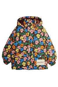 Mini Rodini Violas Floral-Print Hooded Jacket