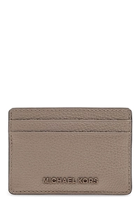 Jet Set Pebbled Leather Card Case