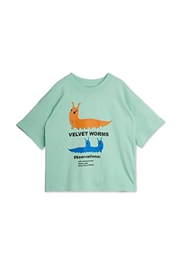 Mini Rodini Velvet Worms Print T-Shirt