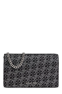 Jet Set Monogram Jacquard Shoulder Bag