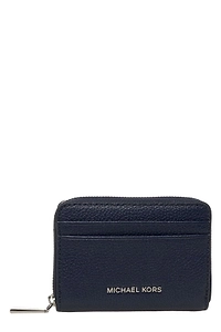 Jet Set Small Pebbled Zip-Around Card Case
