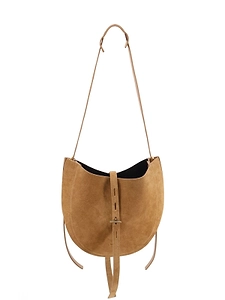 Lizzie Suede Shoulder Bag