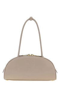 Miu Miu Beau Logo Embossed Shoulder Bag