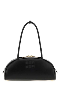 Miu Miu Beau Logo Embossed Shoulder Bag