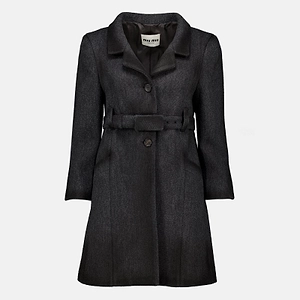 Miu Miu Belted Tailored Coat