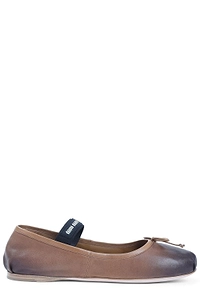 Miu Miu Bow-Detailed Ballerinas