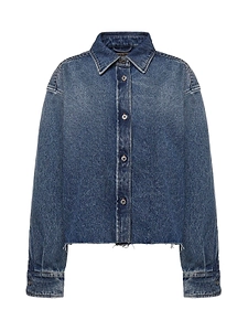 Miu Miu Button-Up Denim Shirt