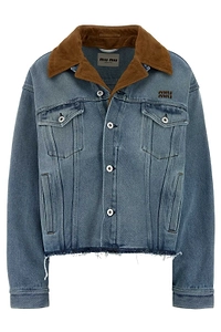 Miu Miu Button-Up Denim Jacket