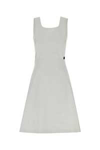 Pinafore-Style Sleeveless Midi Dress