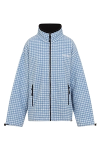 Miu Miu Check Zip-Up Jacket