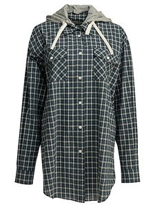 Miu Miu Casual Hooded Shirt