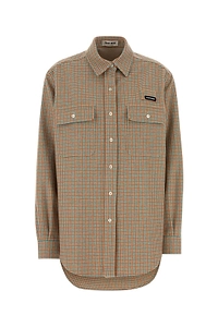 Checked Oversized Shirt