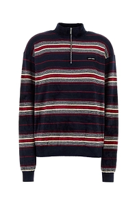 Miu Miu Chenille Half-Zipper Sweater