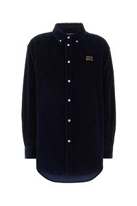 Miu Miu Corduroy Oversized Poplin Shirt