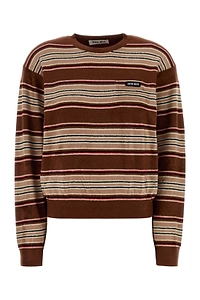 Miu Miu Crewneck Striped Jumper