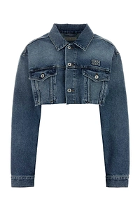 Miu Miu Cropped Denim Jacket