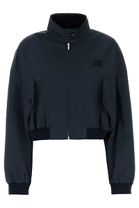 Miu Miu Cropped Zip-Up Jacket