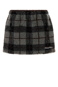 Miu Miu Drawstring Mini Skirt