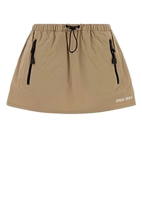 Miu Miu Drawstring Mini Skirt