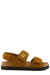 Miu Miu Double Strap Flat Sandals