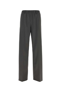 Miu Miu Elastic-Waist Wide-Leg Pants