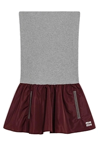 Miu Miu Elasticated Waistband Mini Skirt