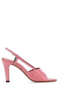 Miu Miu Embossed Slingback Sandals