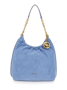 Logo Charm Clutch Bag