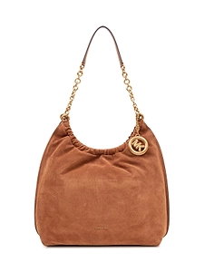 Michael Michael Kors Logo Charm Clutch Bag