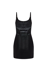Misbhv Logo Detailed Mini Dress