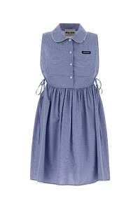 Miu Miu Embroidered Mini Dress