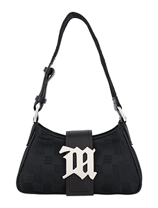 Misbhv Logo Plaque Zipped Shoulder Bag