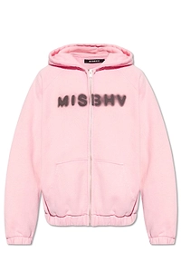 Misbhv Logo-Printed Zip-Up Hoodie
