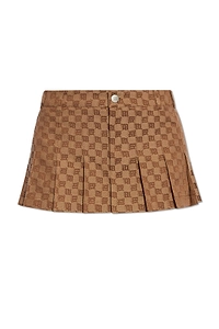 Misbhv Low-Rise Pleated Mini Skirt
