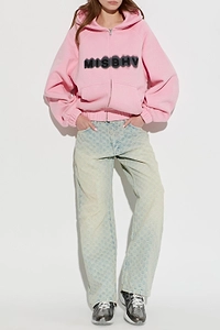Monogram Straight-Leg Jeans
