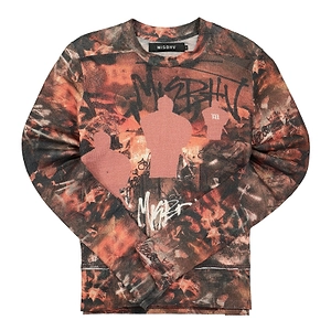 Misbhv Pattern-Printed Long-Sleeved T-Shirt