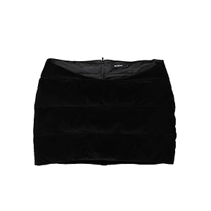 Puffer Trinity Latex Quilted Mini Skirt
