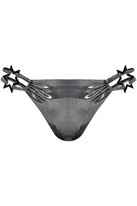 Misbhv Ruched Star-Detail Bikini Bottoms