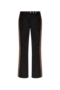 Misbhv Side Striped Flare-Leg Trousers