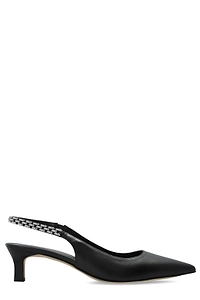 Michael Michael Kors Marcia Leather Slingback Pumps