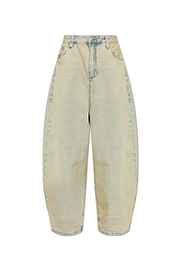 Misbhv Vintage-Effect Wide-Leg Jeans