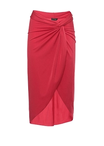 Miss Bikini Draped Knot Midi Skirt