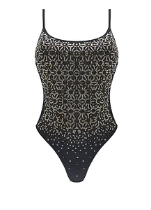 Miss Bikini Embellished One-Piece Beachwear