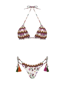 Miss Bikini Triangle Floral Lace Bikini