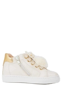 Miss Blumarine Embellished Lace-Up Sneakers