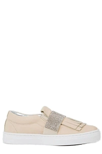 Miss Blumarine Embellished Flat Shoes