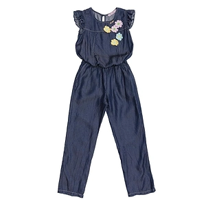 Miss Blumarine Floral Embroidered Jumpsuit