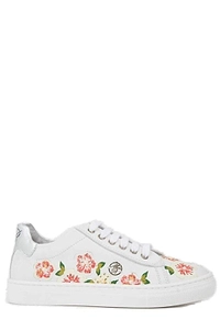 Miss Blumarine Floral Printed Sneakers